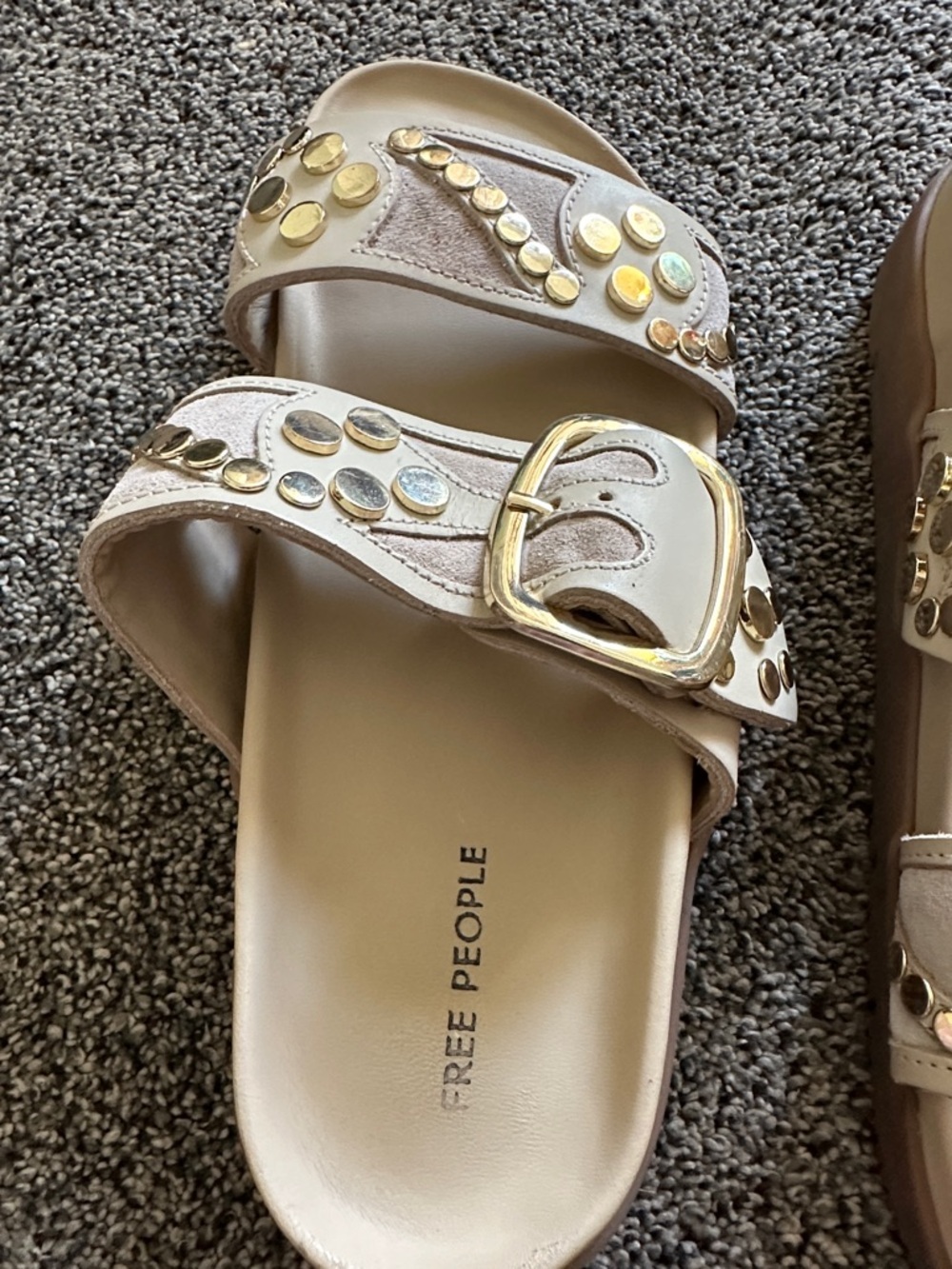 Free People Revelry Studded Sandals. Sz 6 - Picture 5 of 15